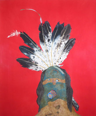 Masked Deity, Paintings by Theodore Villa