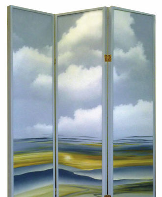 Yin-Yang (double-sided floor screen painting), Paintings by Ann  Taylor