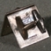 Silver & Gold Boot Cuff Links, Jewelry by  Mexican, unknown artisan
