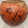 Tohono O'odham Large Pottery Jar Floral Designs, Pottery by Artist Unknown