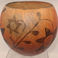 Tohono O'odham Large Pottery Jar Floral Designs, Pottery by Artist Unknown