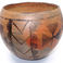 Tohono O'odham Large Pottery Jar Geometric Designs, Pottery by Artist Unknown