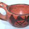 Black on Red Pottery Cup, Pottery by  Tohono O'Odham