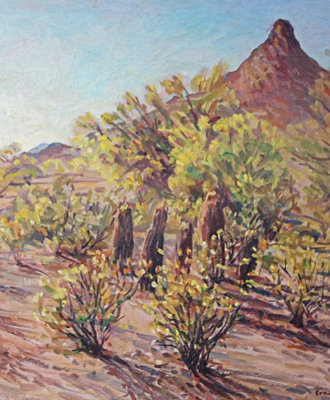 Desert in Bloom, Paintings by Erna Lange
