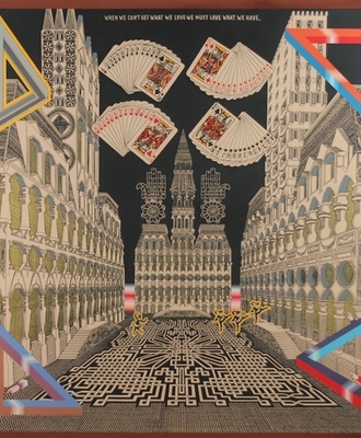 When we can't get what we want, we must love what we have, Prints by Pedro  Friedeberg
