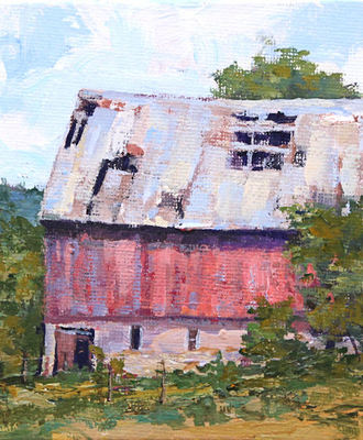 Barn #3, Paintings by Joe Baker