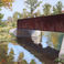 Claire River Bridge Wisconsin, Paintings by Lynn Baker