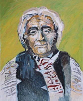 Navajo Woman, Paintings by Marlene Linderman