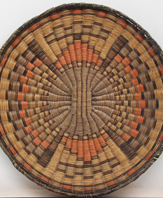 Wicker Plaque #1, Baskets by   Hopi basket