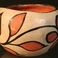 Polychrome Pottery Bowl with Lug Handles, Pottery by   Santo Domingo