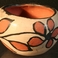 Polychrome Pottery Bowl with Lug Handles, Pottery by   Santo Domingo