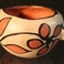 Polychrome Pottery Bowl with Lug Handles, Pottery by   Santo Domingo