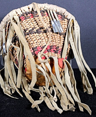 Apache Polychrome Burden Basket, Baskets by  Illegible