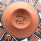 Large Polychrome Quail Jar, Pottery by Emil Chino