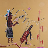 Yellow World Emergence, Paintings by David Chethlahe Paladin