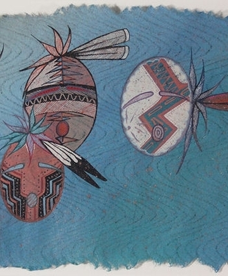 Maiden Masks, Prints by Michelle Tsosie Naranjo