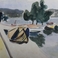 Beached Skiff, Paintings by Shimshon Holzman
