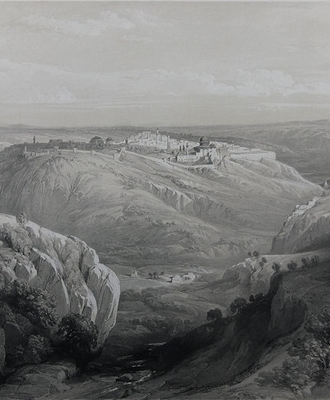Jerusalem from the South, Prints by David Roberts