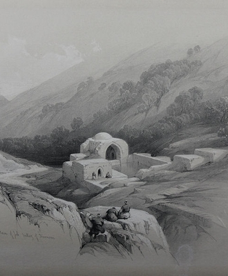 Fountain of Job Valley of Hinmon, Prints by David Roberts