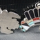 Rainbow Man Pendant Earrings, Jewelry by Quinton & Margie Quam