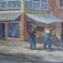 Saddling Up in a Western Town, Paintings by  Slacumb