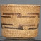 Two Tone Brown Stepped Design Mini Basket, Baskets by  Tlingit