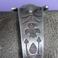 Magnificent Pyramidal Repousee on Turquoise & Silver Cuff, Jewelry by  Navajo