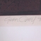 Black X with Invisible Calligraphy, Prints by Gwen Curry