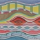 Multi-Colored Curvilinear Shapes Untitled, Drawings by Jeanette Katoney