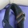 Overlay Silver Disc Plus Leather Strap Bracelet, Jewelry by Andrew Saufkie