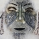 Elegant Caribou Skin Mask with Seal Eye Lashes, Masks by Dora   Buchea