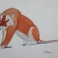 An Art Deco Style Feline Depiction, Paintings by Josephine Pitkin