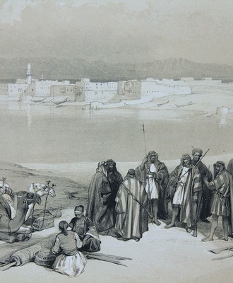 Suez, General View, Prints by David Roberts