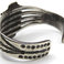 Silver Ingot Quintuple Split Shank Cuff Attributed to Fred Peshlakai, Jewelry by Fred Peshlakai