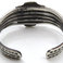Silver Ingot Quintuple Split Shank Cuff Attributed to Fred Peshlakai, Jewelry by Fred Peshlakai
