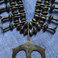 Sterling Silver Double Strand Squash Blossom Necklace, Jewelry by Francis Jones