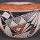 Polychrome Pottery Jar, Pottery by   Acoma Pueblo