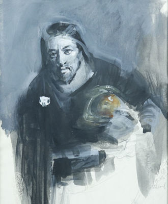 Untitled  Christ , Paintings by John Cox