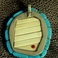 Kokopelli Cut-Out Pendant Framed in Bold Kingman Turquoise, Jewelry by   Hopi Jewelry