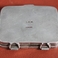 Thunderbird Overlay Silver Pill Box, Silver Flatware by  Navajo