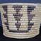 Cylindrical Coiled Martynia & Yucca Basket, Baskets by Tohono O'odham