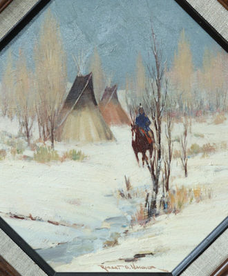 December Morning, Paintings by Robert Wagoner