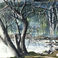 Saucon Creek at Hellerton, Paintings by Paul Remely