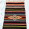 Vibrant Saltillo Textile 1940's, Textiles by Artist Unknown