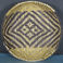 Natural and Dyed Yucca 11" Sifter, Baskets by Tewa Hopi -