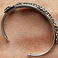 Delicious Openwork Cuff Ingot Sterling, Blue Gem Turquoise, Jewelry by Frank Dishta