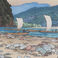 Kawara, Tenryu River, Prints by Toshi Yoshida