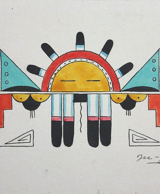 Sun Design Painting, Paintings by Romando Vigil