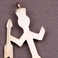 Tufa Stone Cast Silver Warrior Pendant, Jewelry by  Navajo