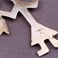 Tufa Stone Cast Silver Warrior Pendant, Jewelry by  Navajo